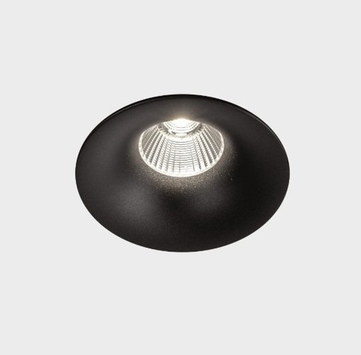 Kruhová - KHL K50150.03.RF.BK-BK.38.ST.9.40 Zápustné svítidlo LUXO Ø120mm černé 38° 20W 4000K RA90 IK05 - Kohl Lighting - foto 1