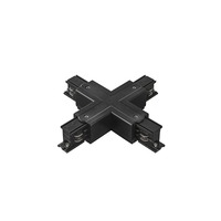 Lišty a příslušenství EUTRAC - FAN LED-RAIL-X-NER Příslušenství křížové spojení (X‑spojení) pro třífázový lištový systém, černá - FANEUROPE