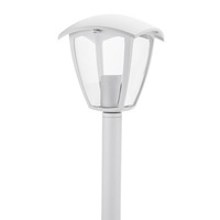 LED zahradní světla - Trávníková lampa 90cm Matt White 1xE27