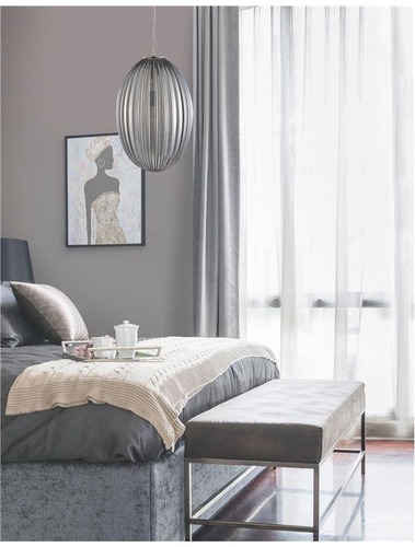 Koule - NV 9190031 Závěsné svítidlo HECTOR chromovaný kov kouřové šedé sklo E27 1x12W 230V IP20 bez žárovky - NOVA LUCE - foto 1