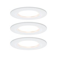 Koupelnová - P 93496 Vestavné svítidlo LED Nova kruhové 3x6,5W bílá mat nevýklopné 3-krokové-stmívatelné - PAULMANN