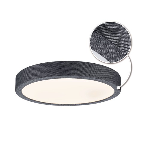 Kruhová - P 71053 LED Panel Cosara IP44 kruhové 300mm 15W 3000K tmavěšedá - PAULMANN - foto 1
