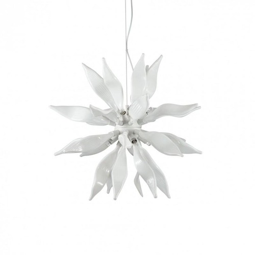 Dekorativní - ILUX 111957 Dekorativní/ závěsné svítidlo Ideal Lux Leaves SP8 bianco 111957 - IDEALLUX - foto 1