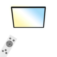 Hranatá - BRILO 7060-015 CCT svítidlo LED panel, 42 cm, 22 W, 3000 lm, černá - BRILO