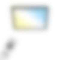 Hranatá - BRILO 7060-015 CCT svítidlo LED panel, 42 cm, 22 W, 3000 lm, černá - BRILO