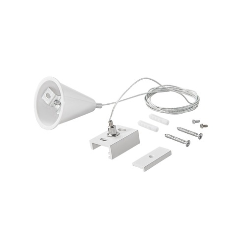 Lišty a příslušenství EUTRAC - FAN LED-RAIL-S-1,5-BCO 3‑fázový systém RAIL sada 4 kabelů 1,5 m pro závěsné svítidlo třífázového lištového systému, bílá - FANEUROPE - foto 1