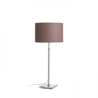 Stolní lampy dekorační - RED R12665 EDIKA stolní hnědá matný nikl 230V E27 42W - RED - DESIGN RENDL