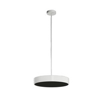 Kruhová - OS KRU60716 KRUGER P3 FC závěsné plastové svítidlo bílá / černá IP40 4000 K 48W LED - OSMONT