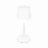 Na stůl - BRILO 7423016 LED nabíjecí stolní lampa 26 cm 2,6W 150lm bílé - BRILO