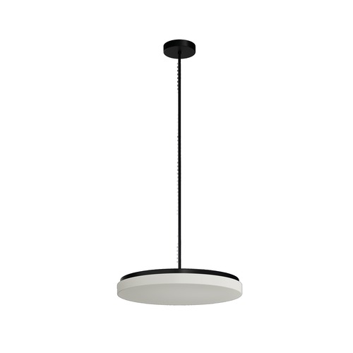 Kruhová - OS CAR60508 CARINA P2 závěsné skleněné svítidlo černá / bílá IP40 4000 K 32W LED - OSMONT - foto 1