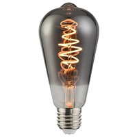 E27 - NOR 2080072747 LED žárovka E27 5W ST64 kouřová - NORDLUX