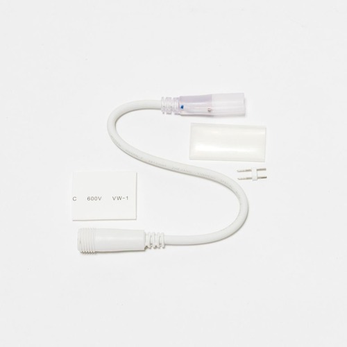 Příslušenství - DLED DDN22 DecoLED Prodlužovací kabel pro D-TYP jednostranný LED Neon, IP67, 25 cm, bílý, samičí DDN22 - foto 1