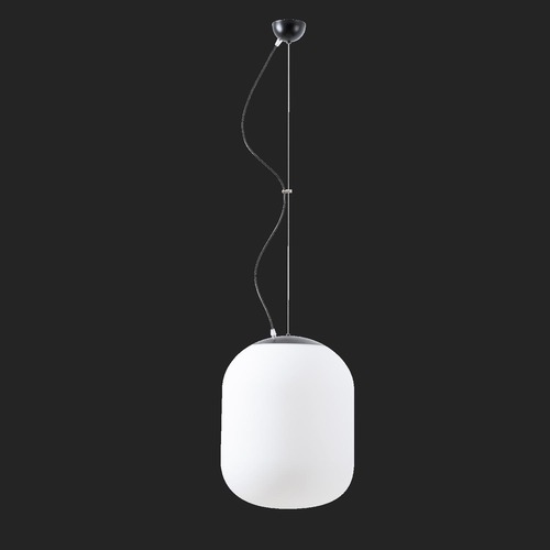 Nouzové osvětlení - OS TAN67830 TANIA L2 závěsné skleněné svítidlo černá / bílá IP40 4000 K 41W LED nouzové kombinované 3 h (původní kód OS 67830) - OSMONT - foto 1