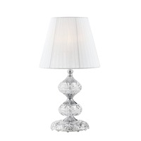 Stolní lampy dekorační - FAN I-INCANTO/L1 Stolní lampa Lumetto Incanto, chromové, 1 x E14, 25 x 46 cm - FANEUROPE