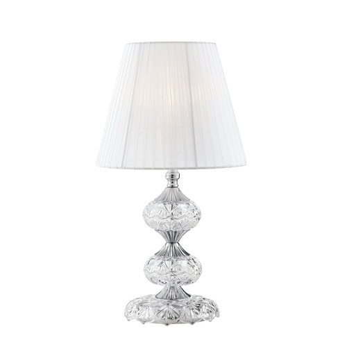 Stolní lampy dekorační - FAN I-INCANTO/L1 Stolní lampa Lumetto Incanto, chromové, 1 x E14, 25 x 46 cm - FANEUROPE - foto 1