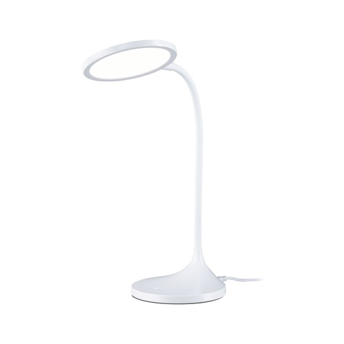 Stolní lampy pracovní - P 78015 LED stolní lampa na psací stůl Mejan 4000K 15W bílá mat - PAULMANN - foto 1