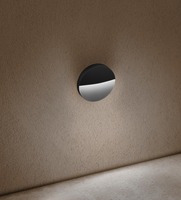 Nástěnná - CEN PEONER-041140 SEGNAPASSO LED PASEO TONDO venkovní nástěnné svítidlo černá 4W 4000K IP54 - CENTURY