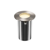 Zapuštěná - LA 1008842 TRAIL-LITE® 60 samostatné svítidlo do země, 3000 K, IP67, kulaté, nerezová ocel / hliník - BIG WHITE (SLV)