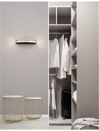 S ramenem - NV 9818513 Nástěnné svítidlo GRANIA černý hliník a akryl LED 6.5W 230V 3000K IP20 - NOVA LUCE - foto 1