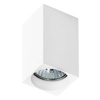 Downlight - AZZ AZ1381 Stropní bodové přisazené svítidlo Azzardo Mini Square white AZ1381 GU10 1x50W IP20 5,6cm hranaté bílé - AZZARDO