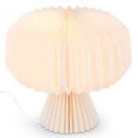 Stolní lampy dekorační - BRILO 7493016 Papír stolní lampa 25 cm 1x E14 max. 6 W bílé - BRILONER