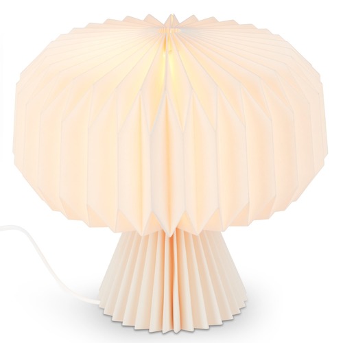Stolní lampy dekorační - BRILO 7493016 Papír stolní lampa 25 cm 1x E14 max. 6 W bílé - BRILONER - foto 1