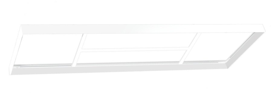 Pro LED panely - CEN KIT-PLFS120B Rám pro povrchovou montáž LED panelu 30x120 celistvý rám bílý - CENTURY - foto 1