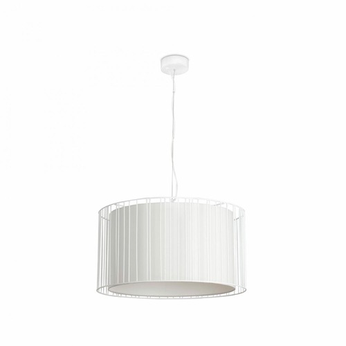 Válec - FARO 29309 LINDA závěsné svítidlo, bílá - FARO - foto 1