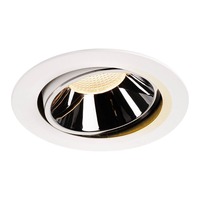 Kruhová - LA 1003717 NUMINOS® MOVE DL XL vnitřní LED zápustné stropní svítidlo bílá/chrom 2700 K 55° otočné a výkyvné - BIG WHITE (SLV)