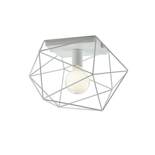 Dekorativní - FAN I-ABRAXAS-PL1 BCO Stropní svítidlo Abraxas, bílé, 1 x E27, 40,5 x 29,5 x 26,5 cm - FANEUROPE - foto 1