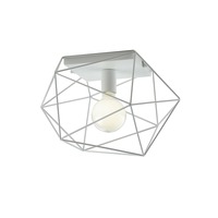 Dekorativní - FAN I-ABRAXAS-PL1 BCO Stropní svítidlo Abraxas, bílé, 1 x E27, 40,5 x 29,5 x 26,5 cm - FANEUROPE