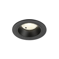 Kruhová - LA 1009472 NUMINOS® S Stropní vestavné svítidlo, 4000 K, 40°, IP20, kulaté, černé - BIG WHITE (SLV)