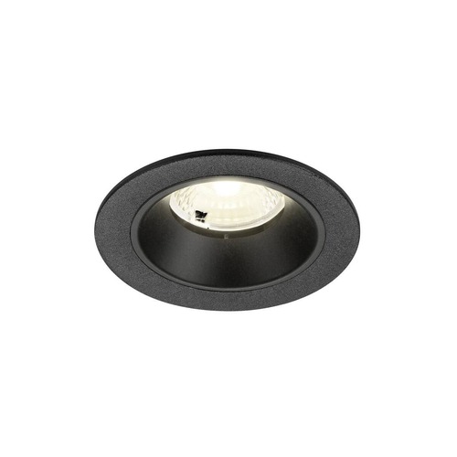 Kruhová - LA 1009472 NUMINOS® S Stropní vestavné svítidlo, 4000 K, 40°, IP20, kulaté, černé - BIG WHITE (SLV) - foto 1