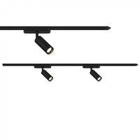 Lištové Briloner 48V - BRILO 8026025 Luxtrail lištový systém, prodlužovací sada, 2x LED spoty, černá - BRILO