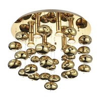 Kruhová - AZZ AZ3072 Stropní svítidlo Luvia (gold) GU10 6x40W IP20 50cm zlaté - AZZARDO