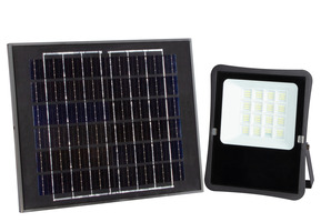 Solární světlomet - LED SMD světlomet se solárním panelem 6V/16W