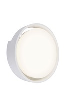 Nástěnná - BRILO 3019-016 LED venkovní svítidlo pr. 22 cm 18W 1500lm bílé - BRILO