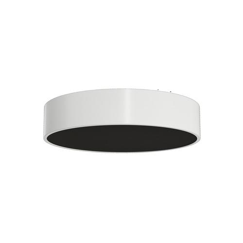 Kruhová - OS KRU60076 KRUGER 2 FC stropní/nástěnné plastové svítidlo bílá / černá IP40 3000 K 34W LED - OSMONT - foto 1