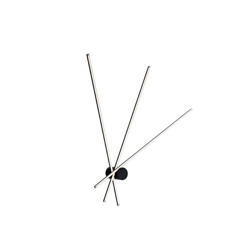 Dekorativní - FAN LED-SHANGHAI-PL3C NERO Stropní svítidlo LED SHANGHAI černá 27 W 3750 lm 3000 K 92x100x14,5 cm - FANEUROPE - foto 1