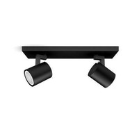 Bodová - PH 8720169320352 Hue WA Runner bodové LED svítidlo GU10 2x5W 350lm 2200-6500K IP20 černá +ovladač - PHILIPS