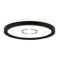 Kruhová - BRI 3175-015 Slim svítidlo LED panel pr. 19 cm 12W 1400lm černá - BRILONER