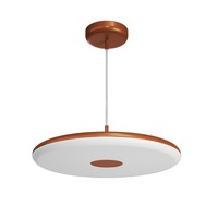 Kruhová - OS ZET60570 ZETA ST2 FP závěsné plastové svítidlo terakota / bílá IP40 4000 K 38W LED - OSMONT