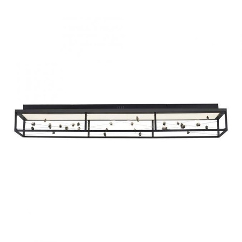 Hranatá - PN 6548-18 LED stropní svítidlo SKINA, černá, stmívatelné, dálkový ovladač, paměťová funkce, 2700-5000K - PAUL NEUHAUS - foto 1