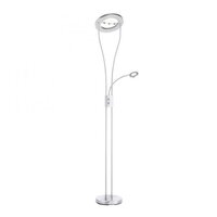 Stojací lampy - LD 11778-55 HELIA LED stojací lampa se čtecím ramenem, kruhové 3000K - LEUCHTEN DIREKT / JUST LIGHT