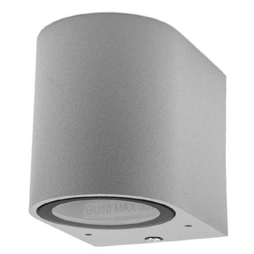 LED nástěnná svítidla Optonica - STNOVÁ SVÍTILNA HLINÍKOVÁ STŘÍBRNÁ TLO GU10 SOCKET - foto 1