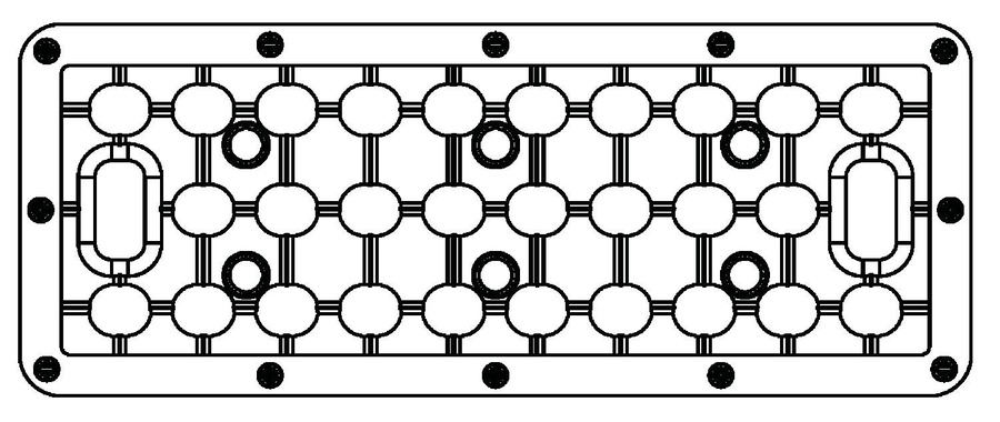 Stínidla, kryty, clony - CEN EXTR3-LENS40120 SADA 3 čoček 40x120d pro svítidlo EXTREMA - CENTURY - foto 1