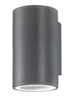 Nástěnná - NV 773221 Venkovní nástěnné svítidlo NODUS tmavě šedý hliník skleněný difuzor GU10 1x7W 220-240V IP54 bez žárovky světlo dolů - NOVA LUCE