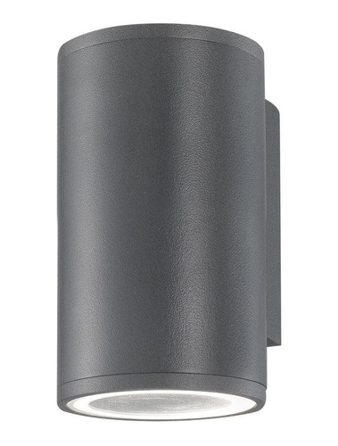 Nástěnná - NV 773221 Venkovní nástěnné svítidlo NODUS tmavě šedý hliník skleněný difuzor GU10 1x7W 220-240V IP54 bez žárovky světlo dolů - NOVA LUCE - foto 1