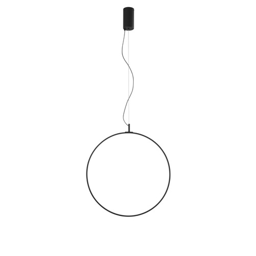 Kruhová - FAN LED-TOORX-S60-NER Závěsné svítidlo LED TOORX černá 30 W 3580 lm CCT 60 x 210 cm - FANEUROPE - foto 1
