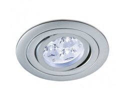 Kruhová - BPM 5000.33 Vestavné svítidlo JANT Aluminio Plata stříbrnošedá 1x50W, 230V - BPM